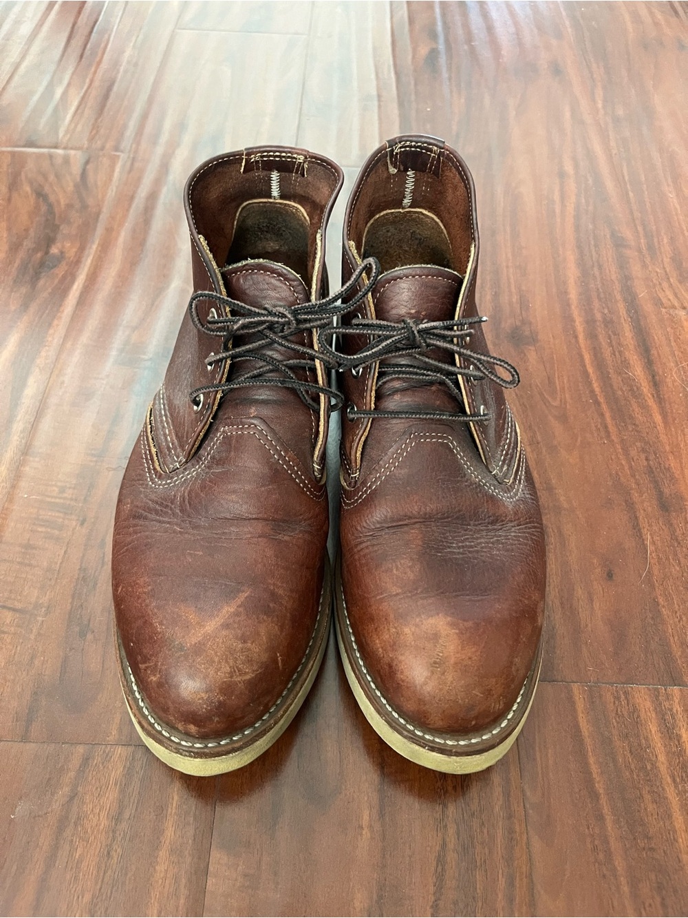 Red Wing Shoes MENS Brown Leather Chukka Boots - Picture 2 of 8